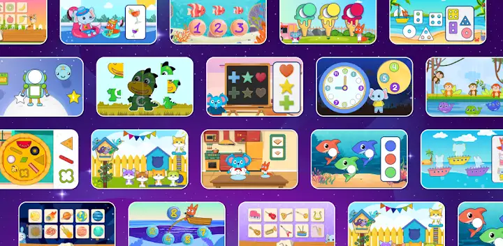 Toddlers & Baby Learning Games — Android game banner