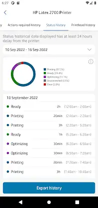 HP PrintOS Service Center screenshot 5