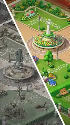 Elsa's Garden:Merge Adventure screenshot 3