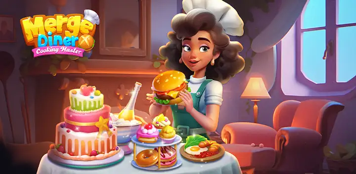 Merge Diner - Restaurant Games — Android game banner
