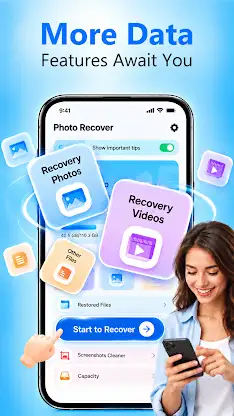 Photo Message & chat Restore screenshot 6