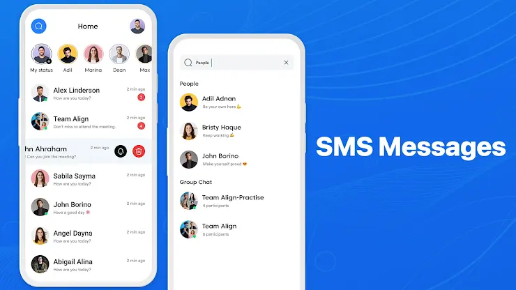 Messages Phone: simple message screenshot 2