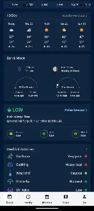 MSN Weather - Forecast & Maps screenshot 2