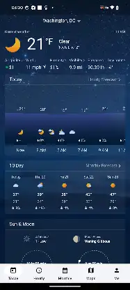 MSN Weather - Forecast & Maps screenshot 1