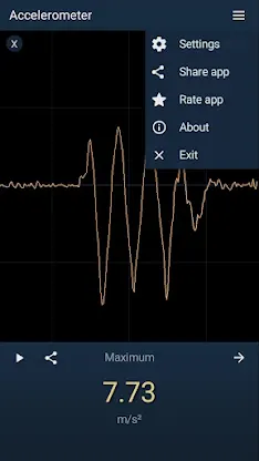 Accelerometer screenshot 4