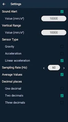 Accelerometer screenshot 5
