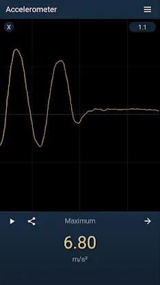 Accelerometer screenshot 3