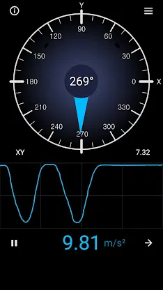 Accelerometer Pro screenshot 1