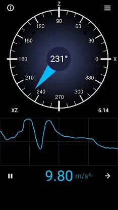 Accelerometer Pro screenshot 2