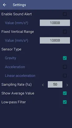 Accelerometer Pro screenshot 4