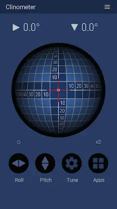 Clinometer screenshot 1