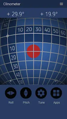 Clinometer screenshot 2