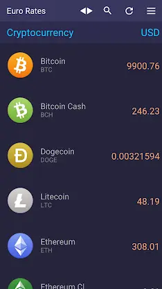 Euro Rates screenshot 2