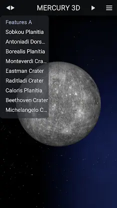 Mercury 3D screenshot 1