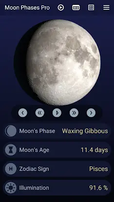 Moon Phases Pro screenshot 1