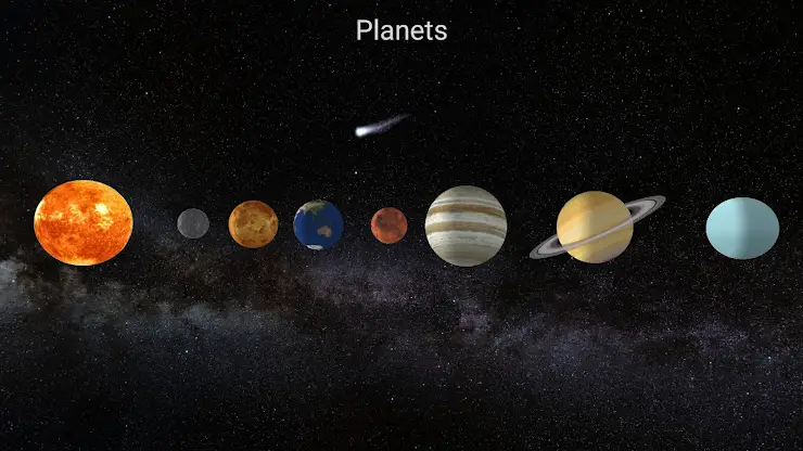 Planets screenshot 1