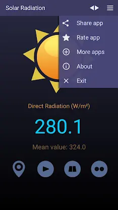 Solar Radiation Pro screenshot 2