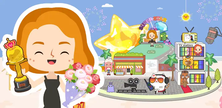 Miga Town: My TV Shows — Android app banner