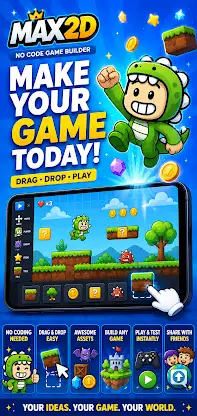 Max2D: AI Game Maker & Engine screenshot 1