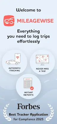 Mileage Tracker by MileageWise screenshot 1