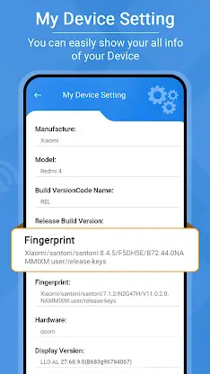 My Device Settings screenshot 4