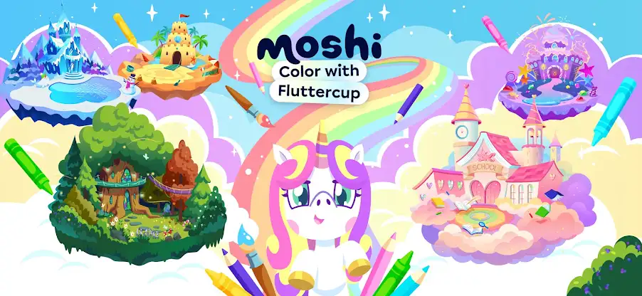 Moshi Color with Fluttercup screenshot 1