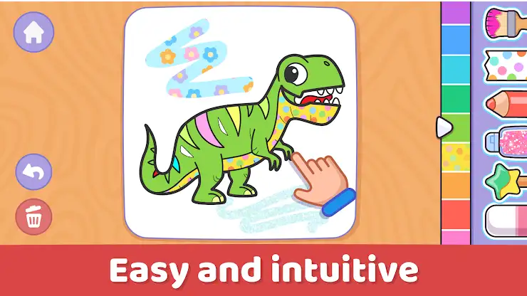Coloring game for toddlers 1+ screenshot 2