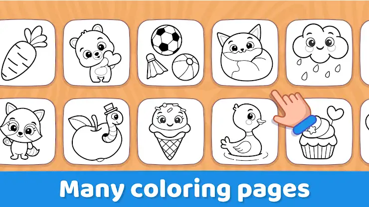 Coloring game for toddlers 1+ screenshot 4