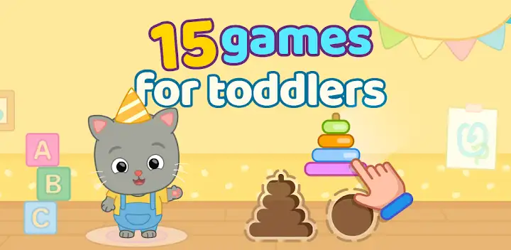 Toddler Baby educational games — Android game banner