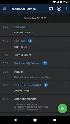 Planning Center Music Stand screenshot 1