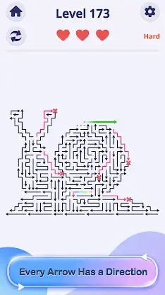 Arrow Winding: Path Puzzle screenshot 3