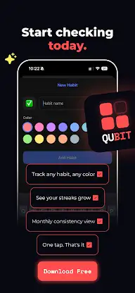 Qubit: Habit Tracker screenshot 5