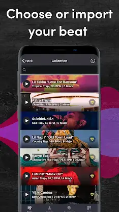 Rap Maker - Recording Studio screenshot 1