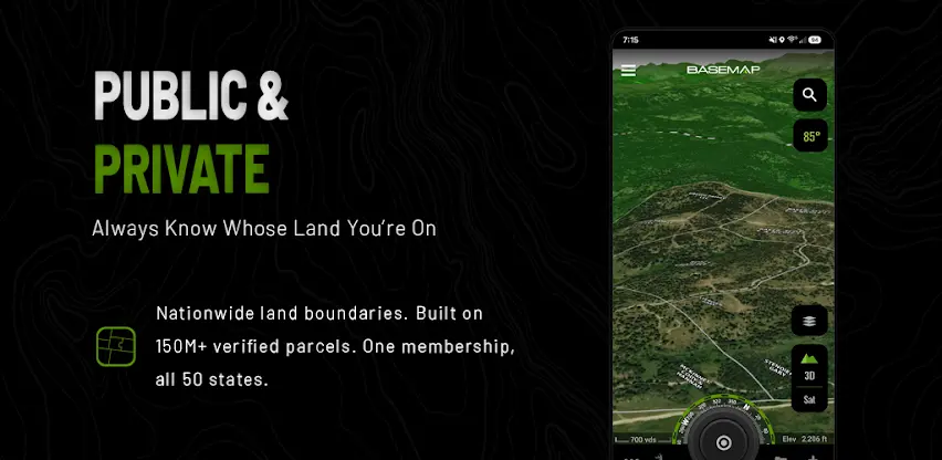 BaseMap: 3D Hunting Maps & GPS screenshot 3
