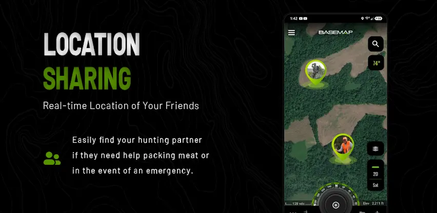 BaseMap: 3D Hunting Maps & GPS screenshot 5