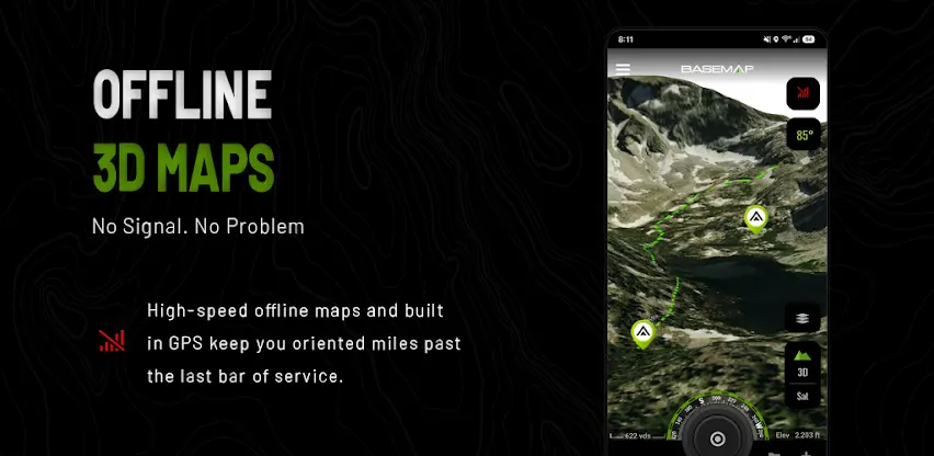 BaseMap: 3D Hunting Maps & GPS screenshot 4