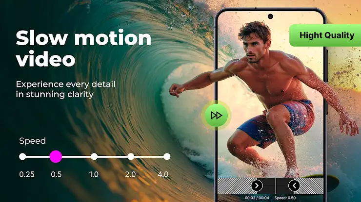 Slow motion video fast&slow mo screenshot 7