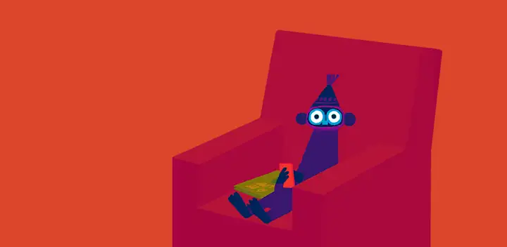 Hat Monkey by Chris Haughton — Android app banner