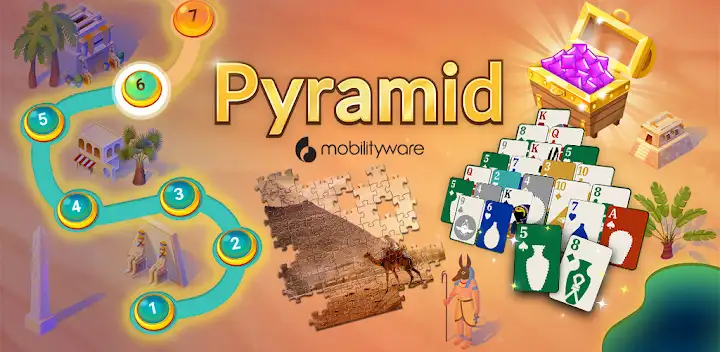 Pyramid Solitaire - Card Games — Android game banner