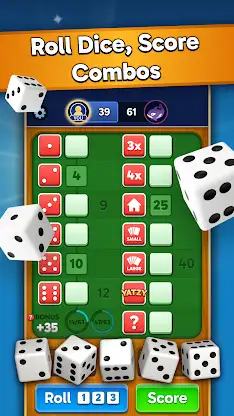 Yatzy Dice Game: Yatzy Plus screenshot 1