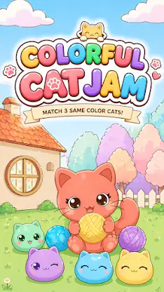 Colorful Cat Jam screenshot 1