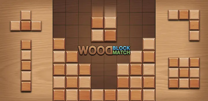 Wood Block Match — Android game banner