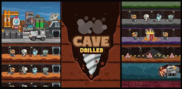 Cave Driller — Android game banner