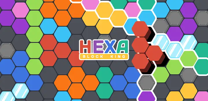 Hexa Block King — Android game banner
