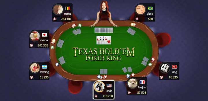 Texas holdem poker king — Android game banner