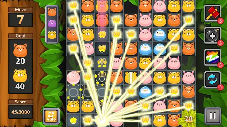 Jungle Match Puzzle screenshot 1