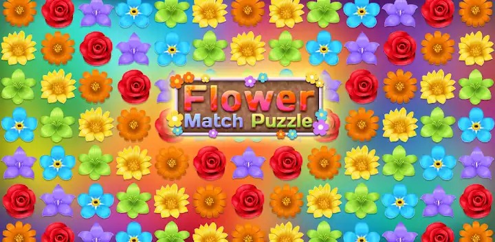 Flower Match Puzzle — Android game banner