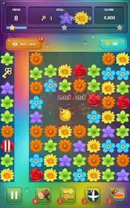 Flower Match Puzzle screenshot 5
