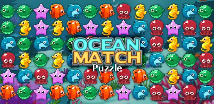 Ocean Match Puzzle — Android game banner