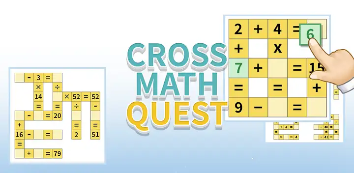 Cross Math Quest — Android game banner